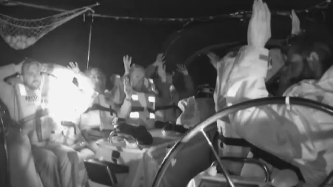 Un dos barcos da Global Sumud Flotilla interceptados por Israel. (Foto: Global Sumud Flotilla)