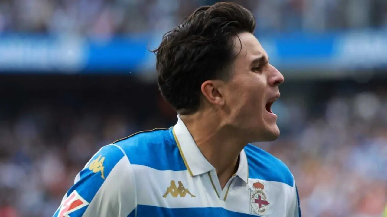 No&eacute; marcou o gol da vitoria. (Foto: Deportivo da Coru&ntilde;a)