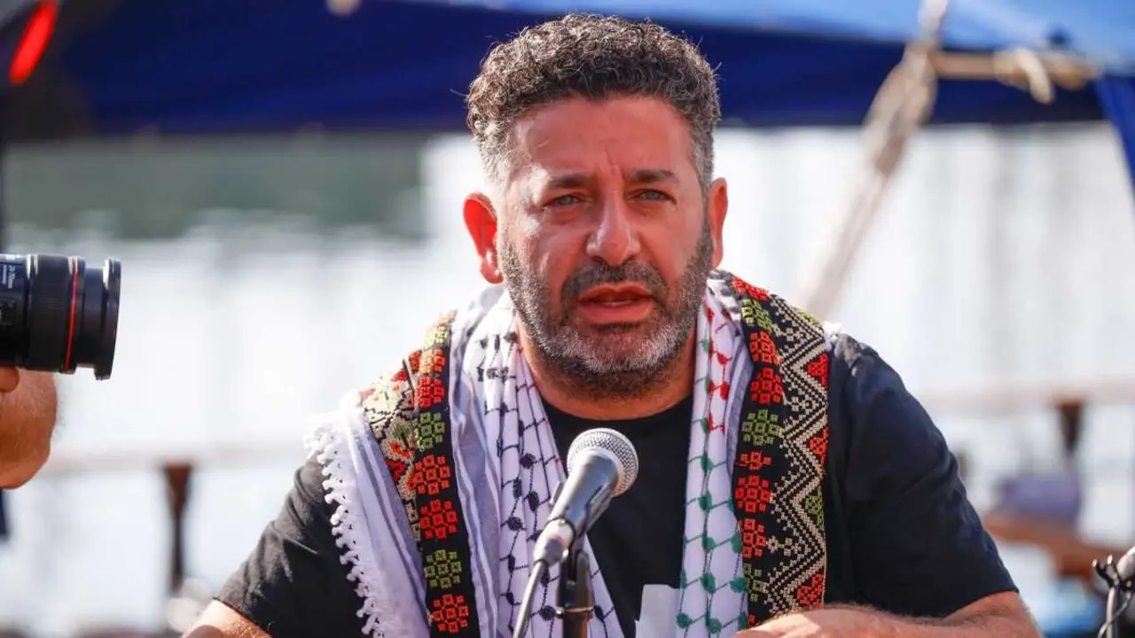 O activista Saif Ab&uacute; Keshek (Foto: Kike Rinc&oacute;n / Europa Press)