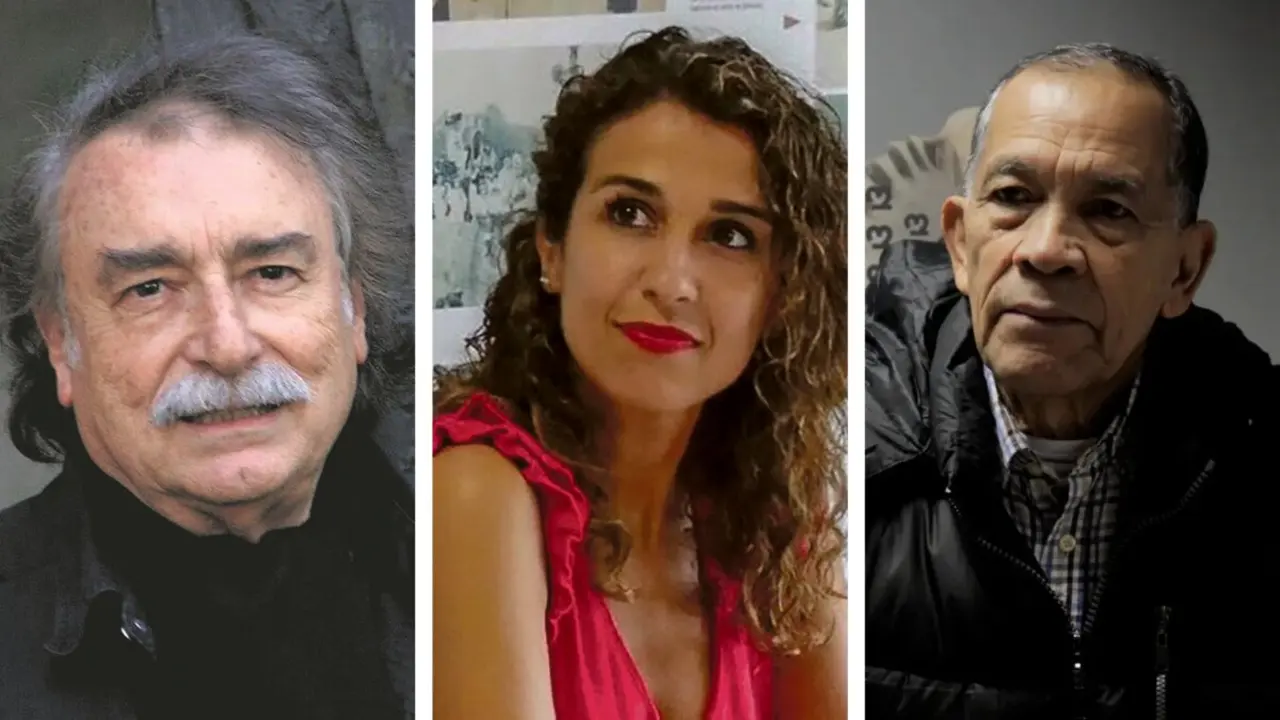 Ignacio Ramonet, Mar&iacute;a Obelleiro e Mart&iacute;n Pacheco. (Foto: N&oacute;s Diario)