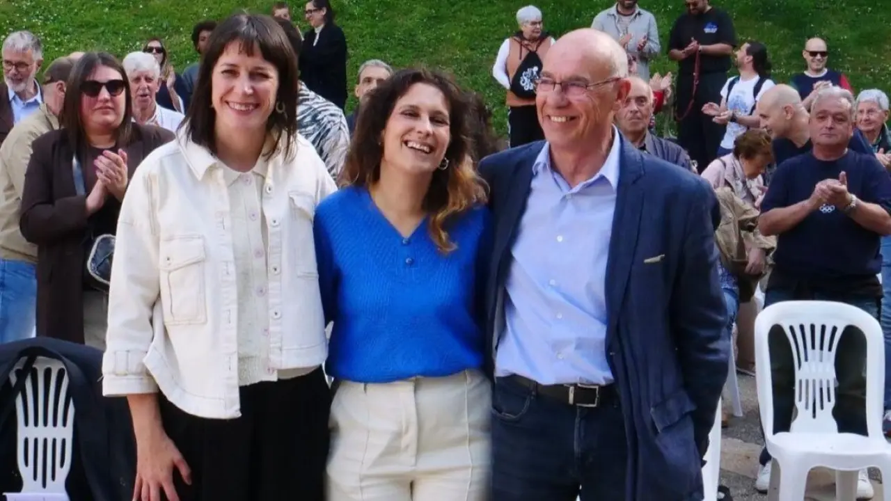 Ana Pont&oacute;n, Avia Veira e Francisco Jorquera, esta quinta feira. (Foto: N&oacute;s Diario)