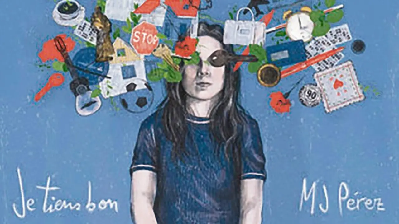Detalle da capa de 'Je Tiens Bon'. de MJ P&eacute;rez.