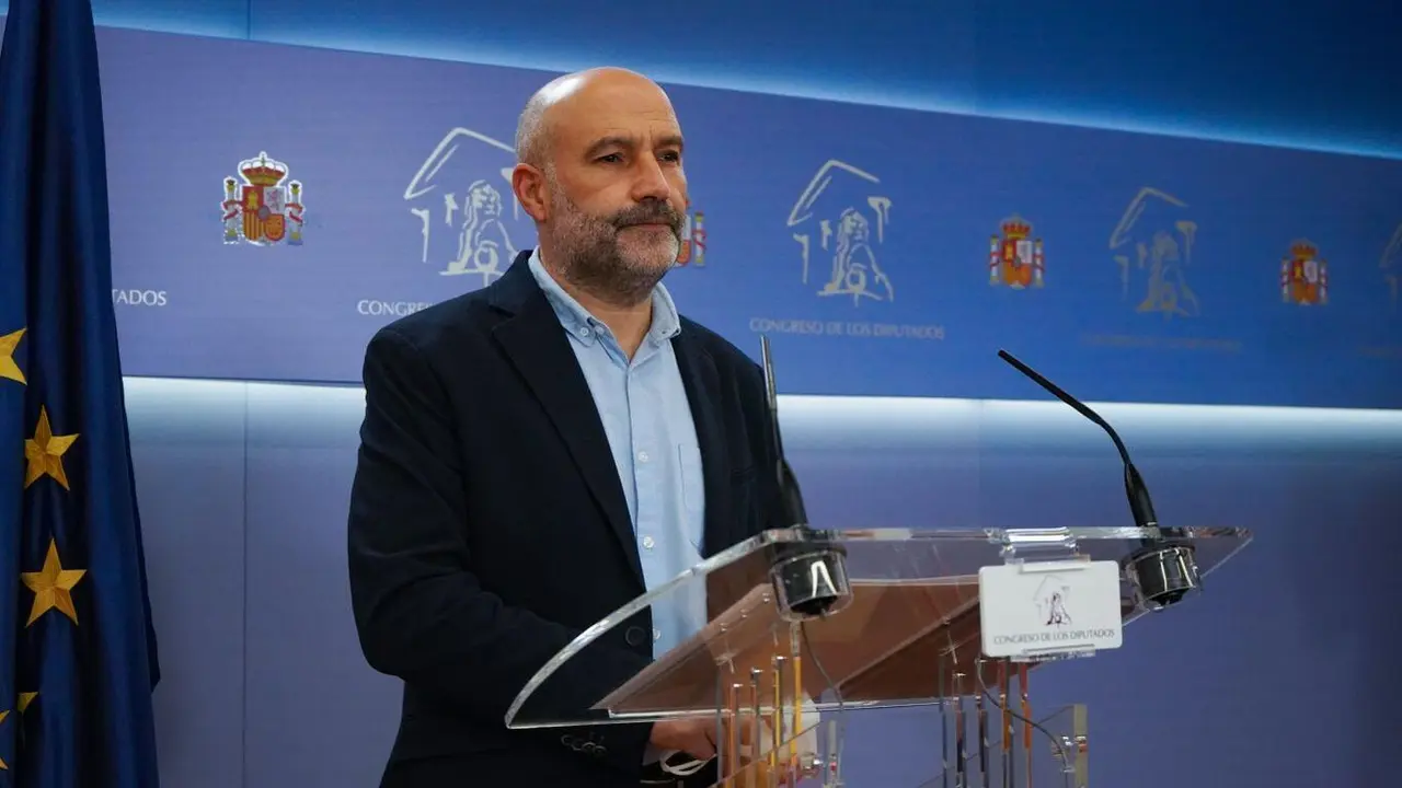 O deputado do BNG no Congreso, N&eacute;stor Rego, este 3 de xu&ntilde;o. (Foto: N&oacute;s Diario)