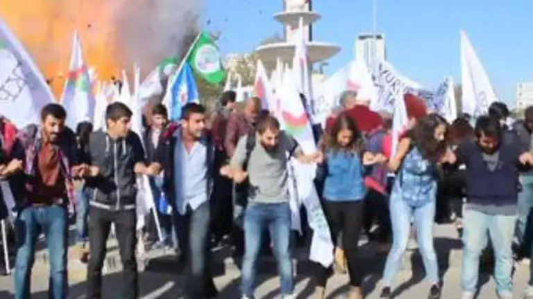 Manifestaci&oacute;n Ankara
