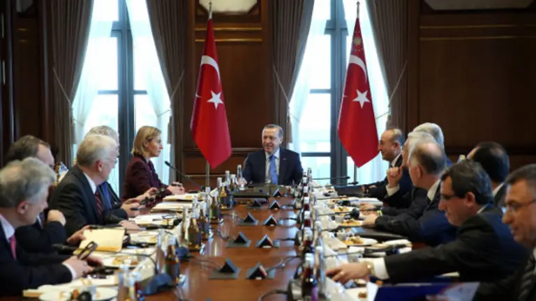Encontro entre as autoridades comunitarias e turcas_Consello europeo