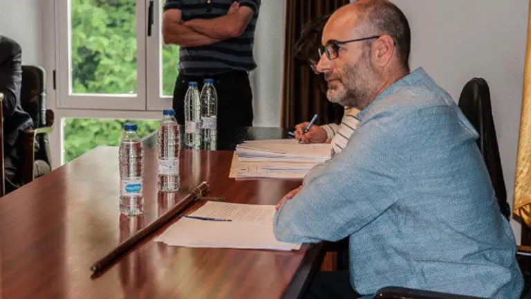 Secundino Fern&aacute;ndez Fern&aacute;ndez, alcalde de Viana do Bolo