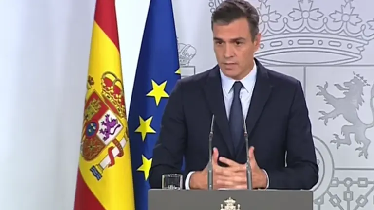 Pedro S&aacute;nchez en La Moncloa