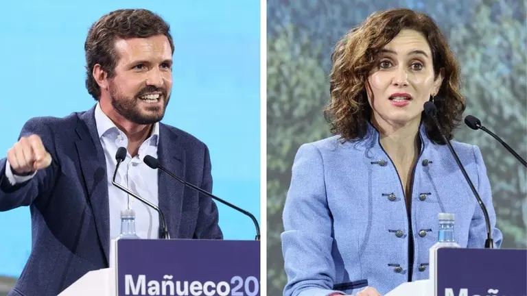 Pablo Casado e Isabel D&iacute;az Ayuso (Fotos: Europa Press).