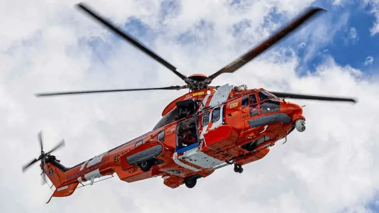 Helic&oacute;ptero de salvamento mar&iacute;timo. (Foto: Salvamento mar&iacute;timo)