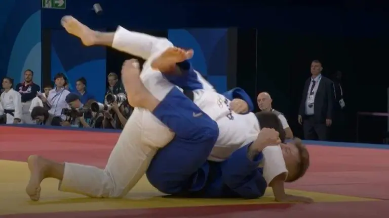 Garrig&oacute;s contra Verstraeten. (Foto: RTVE)