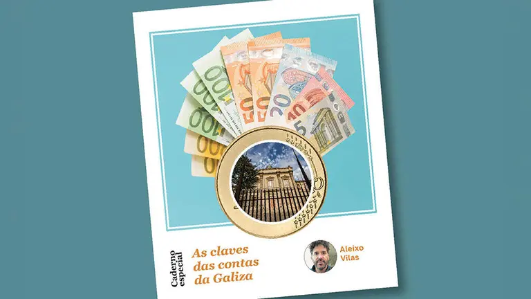 Capa do caderno 'As claves das contas da Galiza'. (Foto: N&oacute;s Diario)