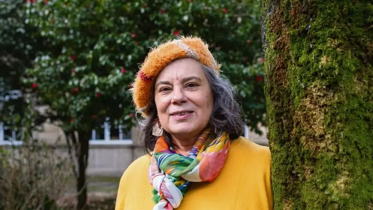 Marga do Val, autora do manifesto da AELG para o D&iacute;a de Rosal&iacute;a 2025. (Foto: Arxina)