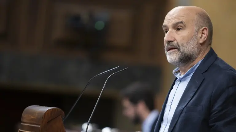 O portavoz do BNG no Congreso, N&eacute;stor Rego, esta cuarta feira. (Foto: N&oacute;s Diario)