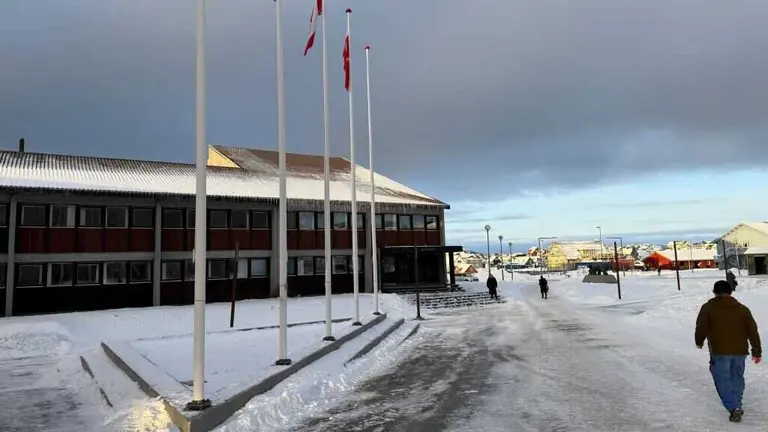 A sede do Parlamento de Groenlandia, o 'Inatsisartut', en Nuuk. (Foto: Julia W&auml;schenbach / DPA)