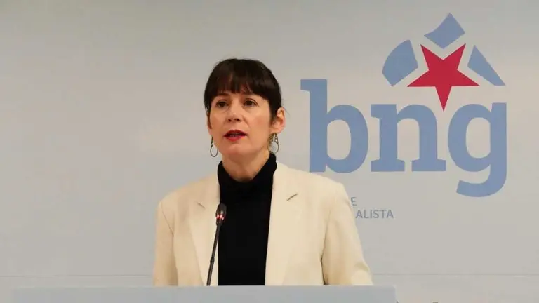 A portavoz nacional do BNG, Ana Pont&oacute;n. (Foto: N&oacute;s Diario)