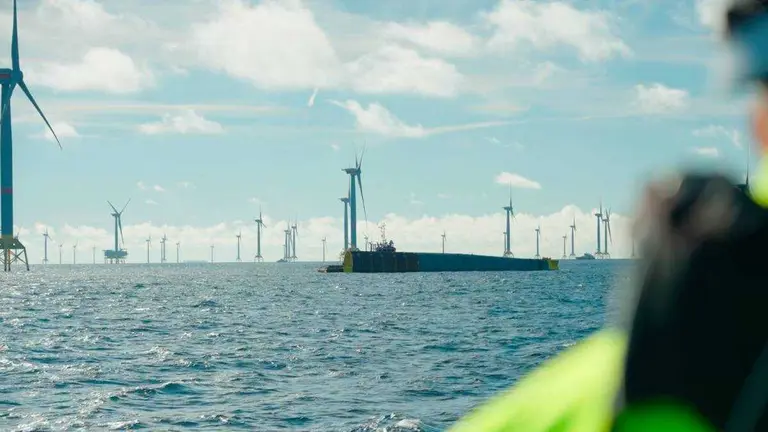 Parque e&oacute;lico mari&ntilde;o: (Foto. Iberdrola)