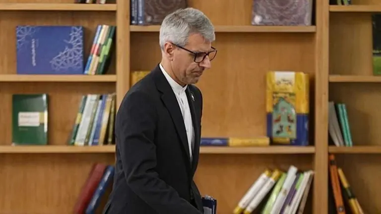 O portavoz do Ministerio de Asuntos Exteriores de Ir&aacute;n, Esmaeil Baqaei. (Foto: Mostafa Tehrani)