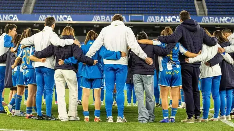 O D&eacute;por Abanca contin&uacute;a na Liga F. (Foto: RC Deportivo)
