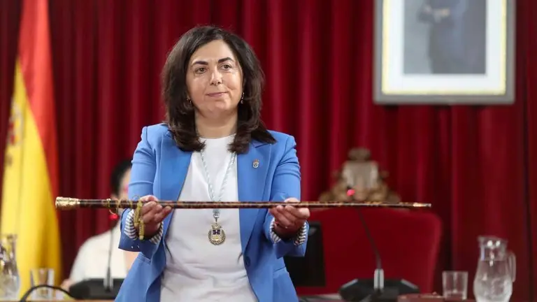Elena Candia, esta quinta feira. (Foto: Carlos Castro / Europa Press)