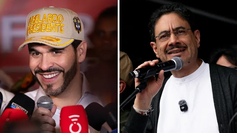 O ultradereitista Abelardo de la Espriella e o izquierdista Iv&aacute;n Cepeda disputr&aacute;n a Presidencia de Colombia o 21 de xu&ntilde;o. (Foto: Camilo Moreno / Luisa Borja Luna / Long Visual / Europa Press)