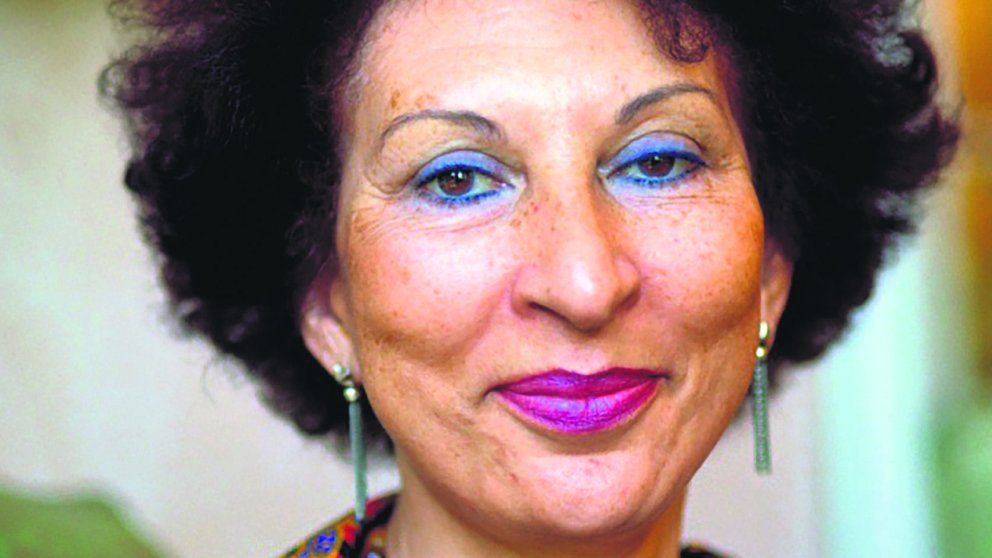 A autora do libro, Fatema Mernissi.