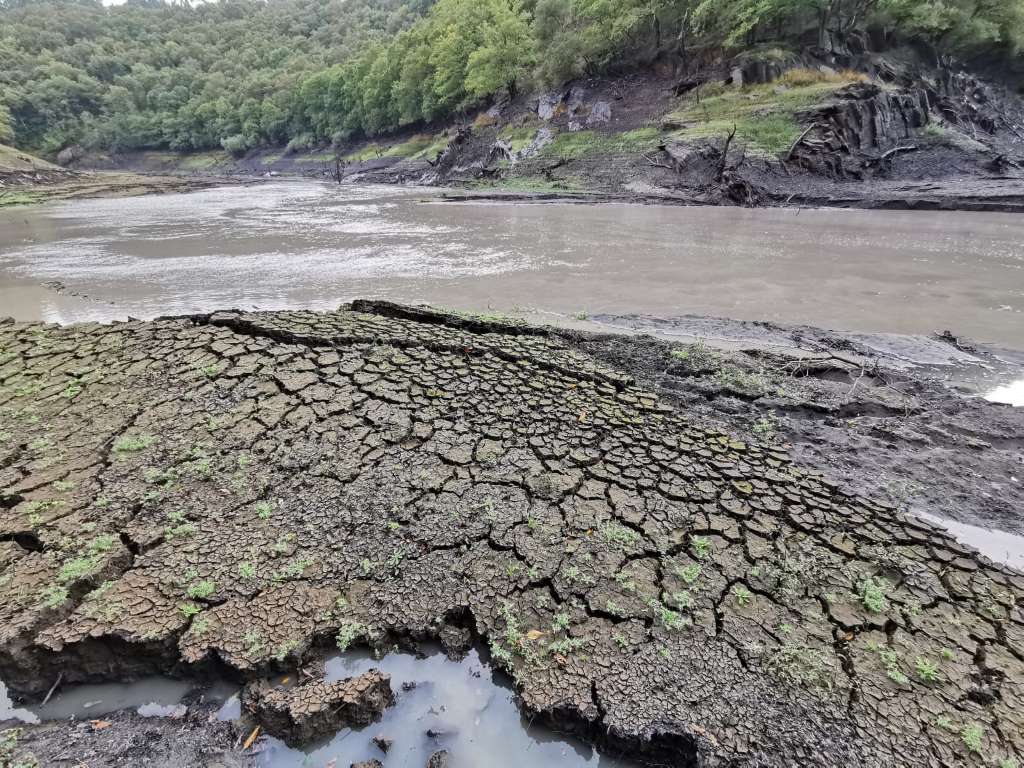 Encoro do río Eume a finais de setembro de 2020 Imaxe Colectivo Terra