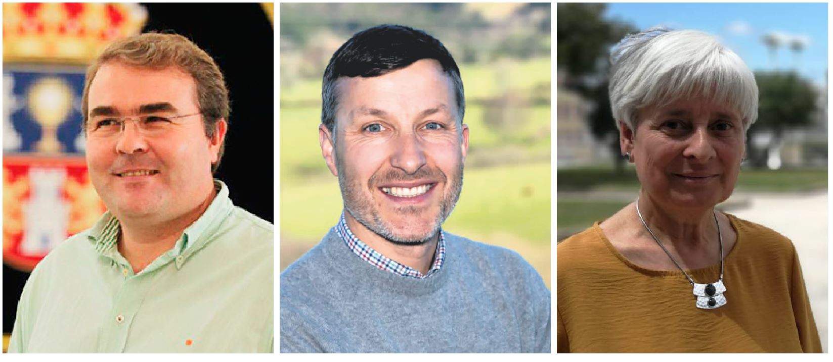 Francisco Balado (Castro de Rei), Manuel Requeixo (Muras) e Elba Veleiro (Vilalba). (Foto: Nós Diario)