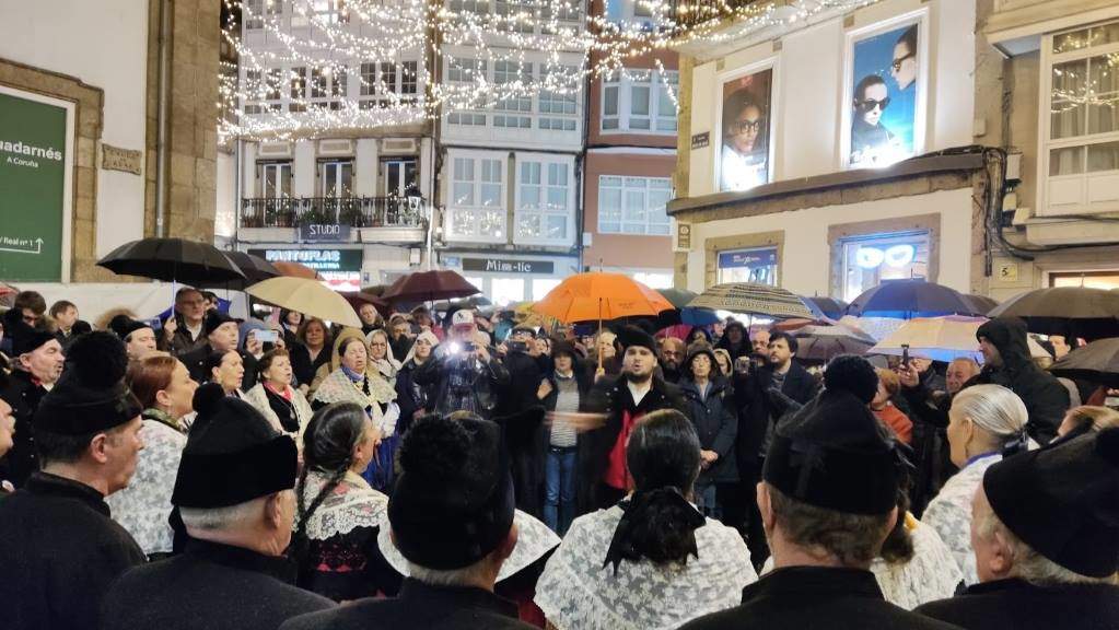 Acto na Coruña. (Foto: Nós Diario)