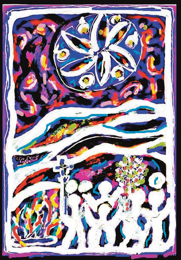 Pintura inédita de Felipe-Senén para 'Nós Diario'.