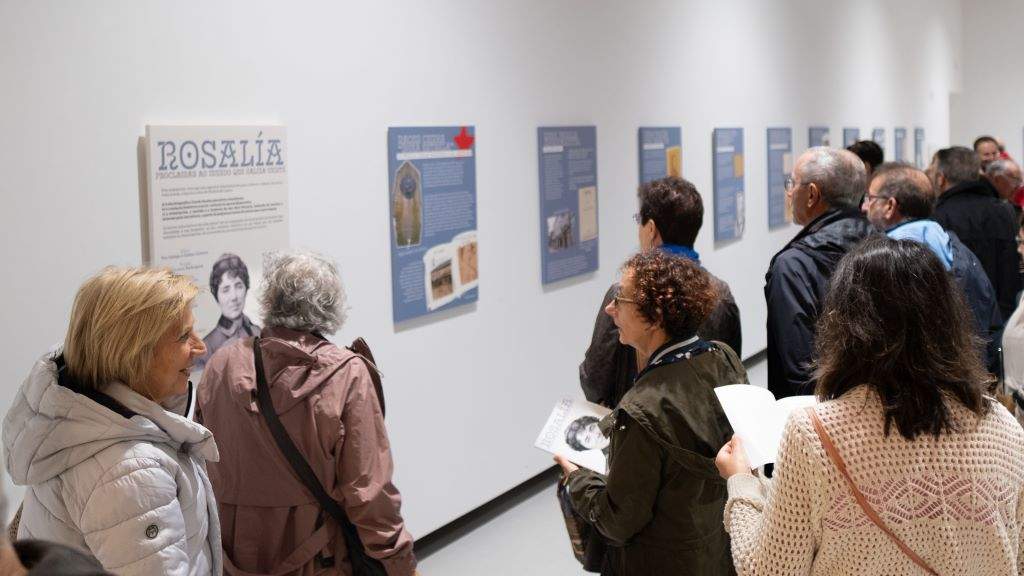 A exposición inaugurouse esta cuarta feira no Museo do Pobo Galego, en Compostela. (Foto: Arxina)