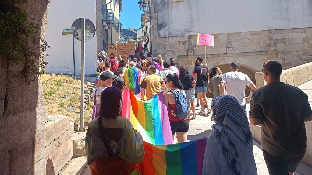 Marcha do Orgullo 2025 polas rúas de Lugo (Foto: Nós Diario)