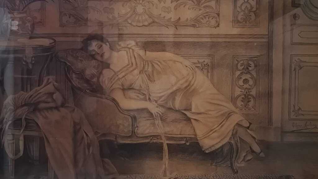 Pintura de Elena Estévez. (Foto: Arquivo da familia)
