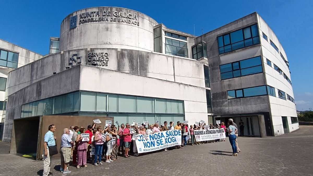 A veciñanza de Moaña presentou en xullo na Consellaría de Sanidade 1.700 sinaturas que reclaman que o centro de saúde de Sisalde, en construción, recupere o PAC. (Foto: Nós Diario)